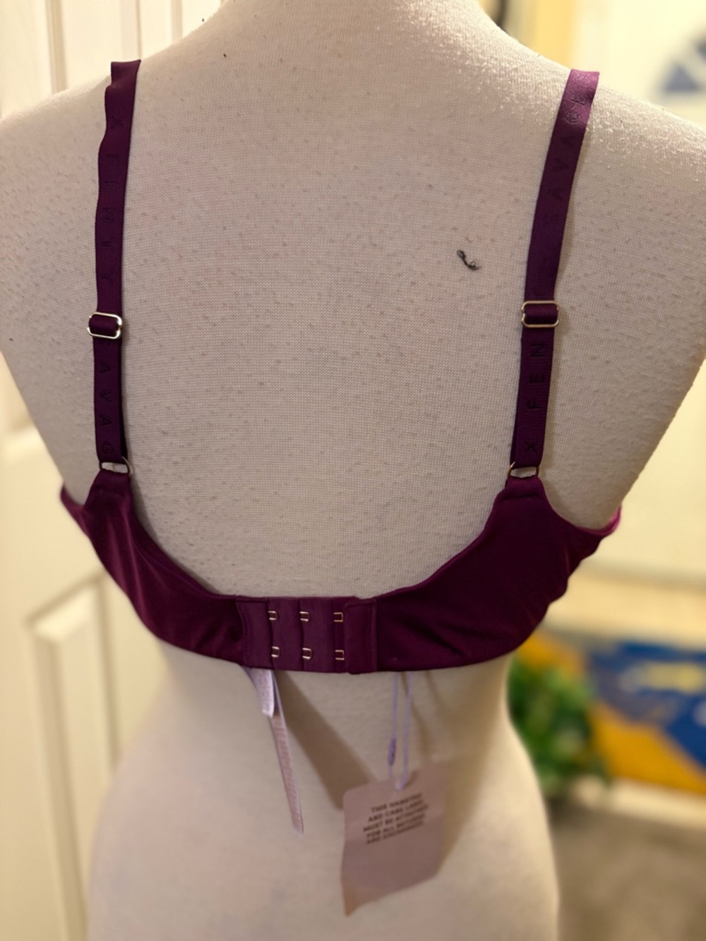 Savage X Fenty Deep Plum Underwire Bra - Picture 3 of 8